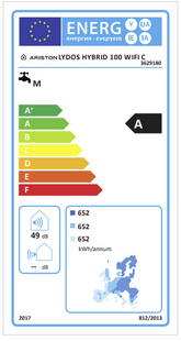 100 liter Ariston Energion WIFI Elektrische Warmtepompboiler