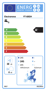 60 liter Electranova warmtpompboiler horizontaal (€950 subsidie Meldcode: KA31983)